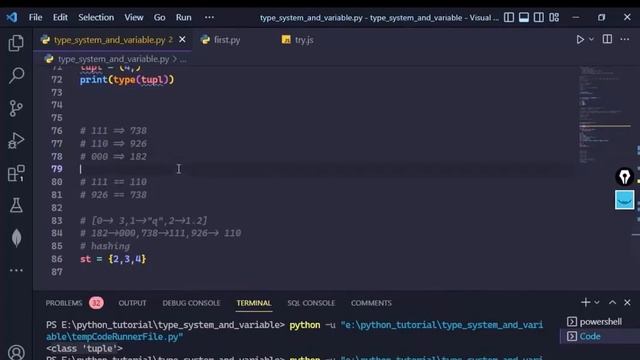python type system and variable part three смотреть онлайн