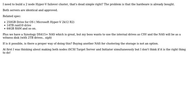 2 Node Failover Cluster смотреть онлайн