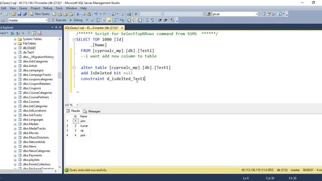 Add a column with a default value to an existing table in SQL Server смотреть онлайн