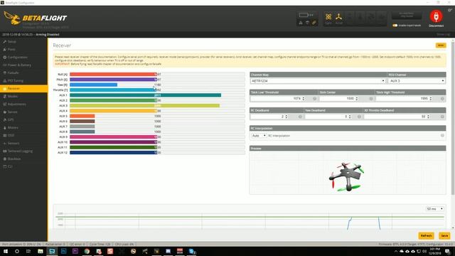 Betaflight Won't Arm | THROTTLE arming status flags смотреть онлайн