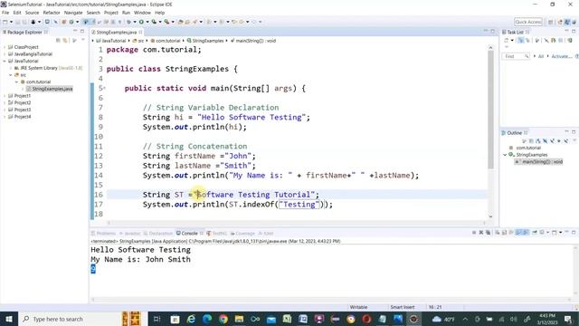 Java Tutorial String Example | TestSoftUSA смотреть онлайн