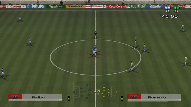 PES 6 FIFA World Cup 1990 - Match #5 Brazil-Argentina (1080p 60fps) смотреть онлайн
