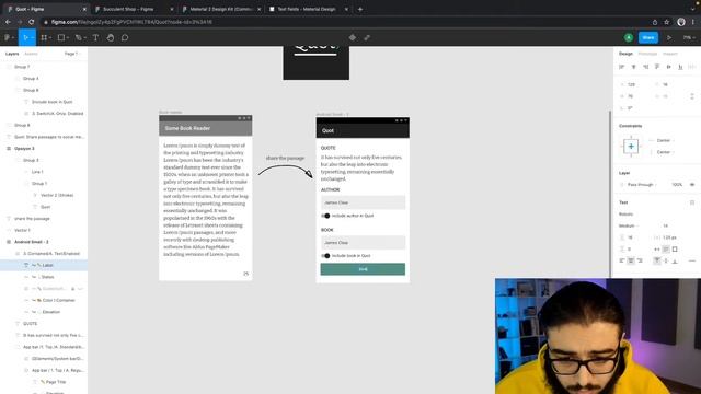 Quot: Figma'da tasarım ve logoyu oluşturuyorum. Android Studio'da projeyi geliştirmeye başlıyorum. смотреть онлайн