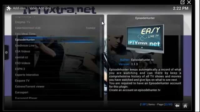 Kodi Addon List смотреть онлайн
