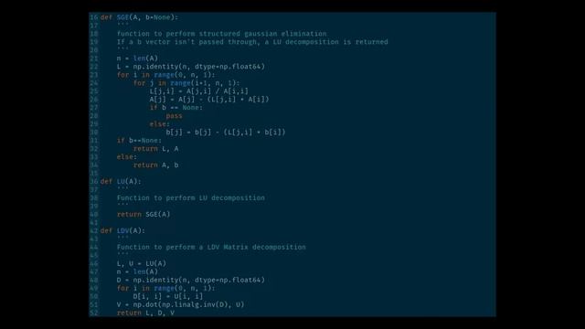 LDV Decomposition - Computational Linear Algebra смотреть онлайн