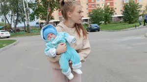 прогулка с реборном в коляске/реборн матвей