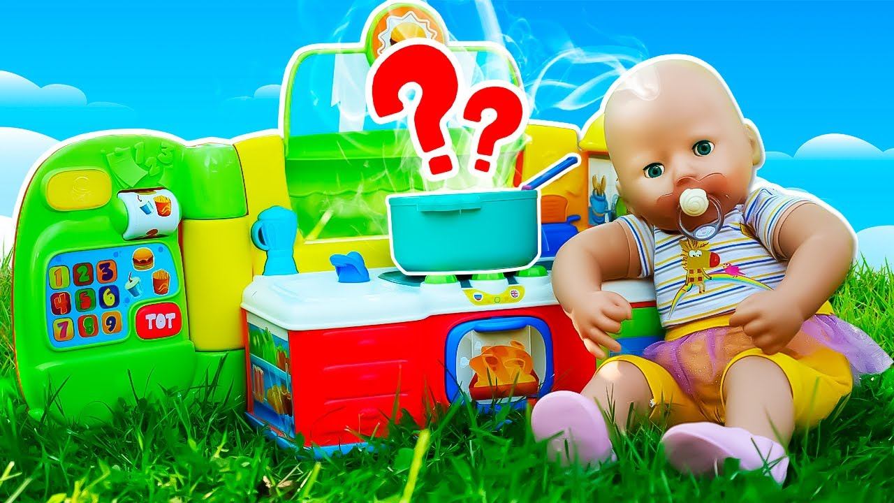 Видео куклы БЕБИ БОН - Малиновая каша Беби Анабель! Мультики для детей Как Мама для Baby Born смотреть онлайн