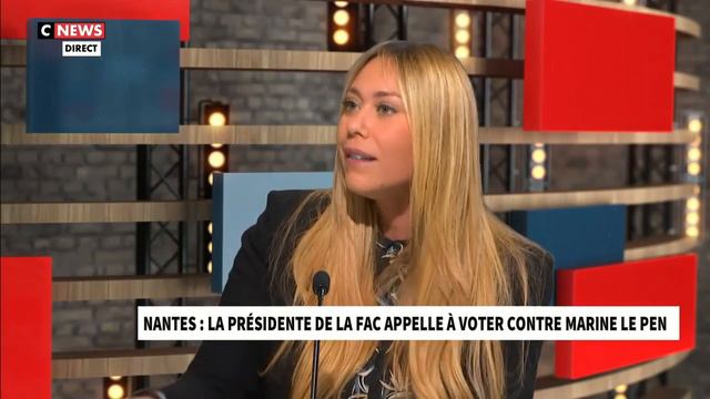Nantes : la présidente de la fac appelle a voter contre Marine Le Pen - Rose Ameziane смотреть онлайн