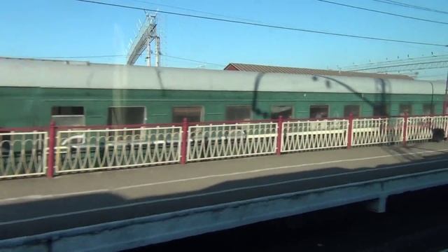 Отправление высокоскоростного электропоезда "Сапсан" с Московского вокзала г. Санкт-Петербург. смотреть онлайн