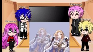 Реакция  персонажей из манги "СЕКДЗ" на будущих детей Пенелопы и Калисто/Роксана/Карма Акабане/Кейл