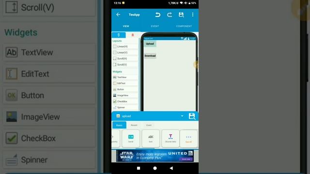 Upload & Download file firebase storage | Sketchware & firebase смотреть онлайн