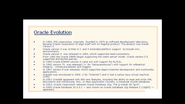 Oracle 10g Course - 1. Welcome смотреть онлайн