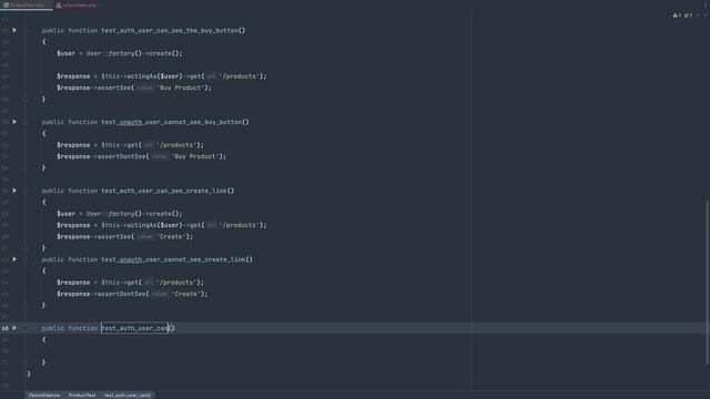 #7 Testing in Laravel | Test Only Admin Can See Create Link | Laravel 9 Testing Tutorial смотреть онлайн