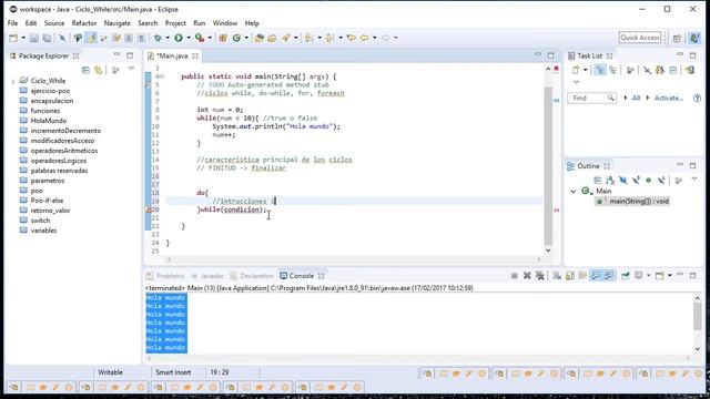 Java desde cero con Eclipse [Parte 17] (Ciclo Do - While) смотреть онлайн