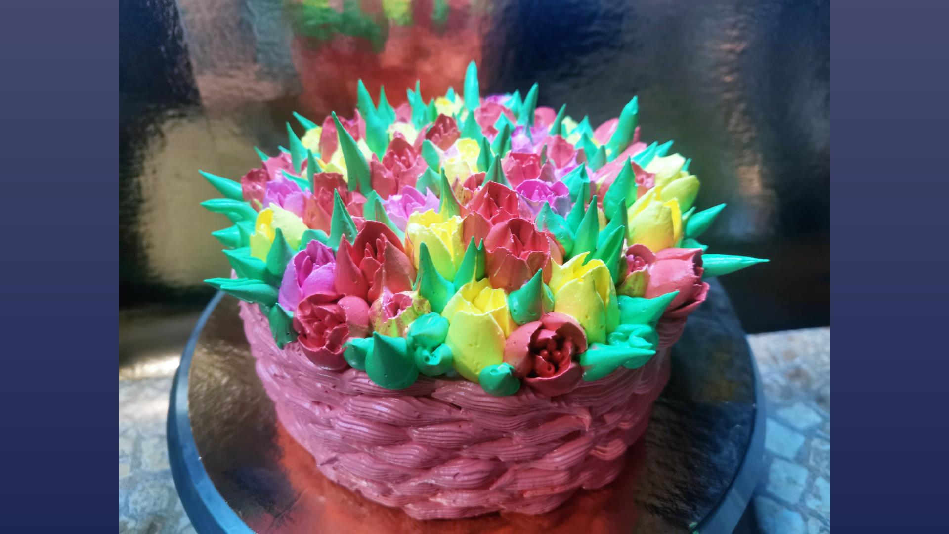 Корзинка с тюльпанами смотреть онлайн