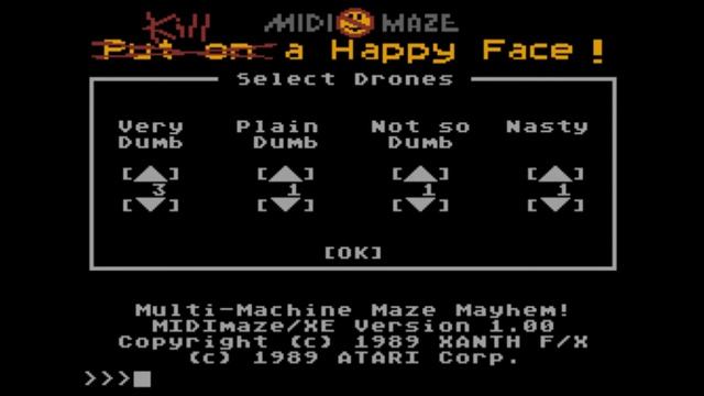 MIDI Maze (prototype) for the Atari 8-bit family смотреть онлайн