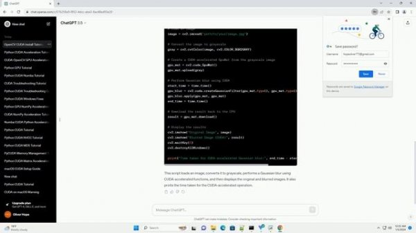 python opencv cuda install