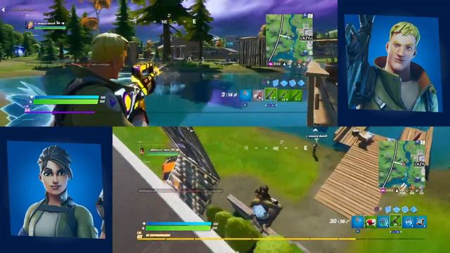 Fortnite split screen смотреть онлайн