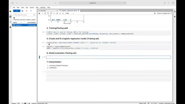 Logistic regression in Python смотреть онлайн