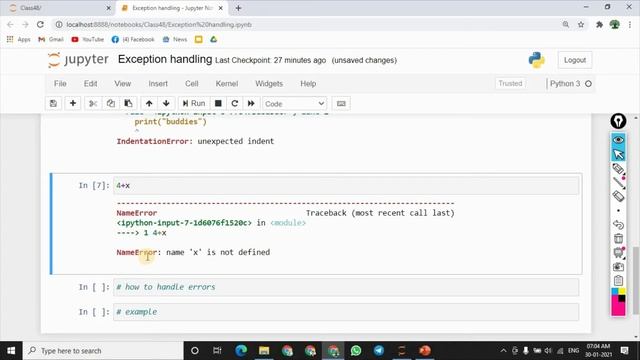 Learn Python in Tamil | Exception Handling in Python | [TAMIL] смотреть онлайн