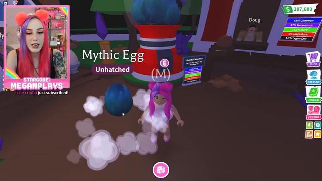 How to get a FREE GOLDHORN In Roblox Adopt Me! Roblox Mythic Egg Update смотреть онлайн