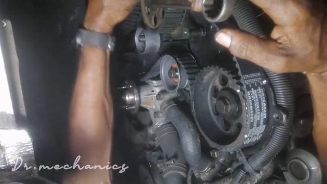 How to install a timing belt nissan LD20 смотреть онлайн