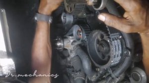 How to install a timing belt nissan LD20