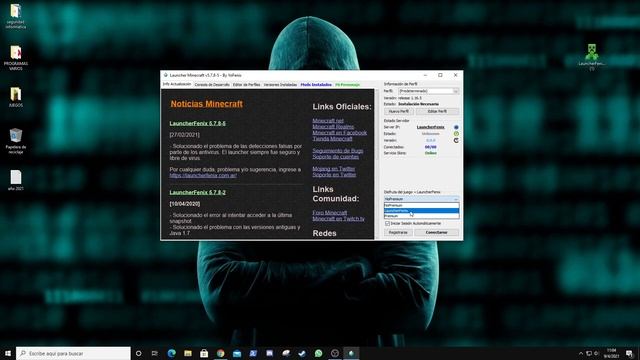 Descargar launcher fenix minecraft 1.16.5 - actualizable windows 7/8/10 смотреть онлайн