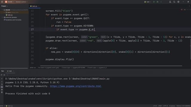КАК СДЕЛАТЬ ЗМЕЙКУ НА PYTHON?! ИГРА ЗМЕЙКА НА ПИТОНЕ! by Gleb [NZT] смотреть онлайн