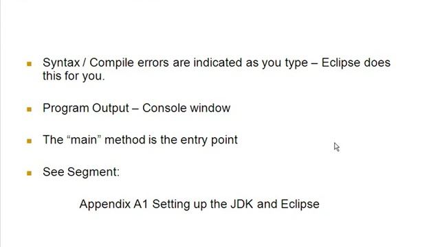 Java 01 Getting Started смотреть онлайн