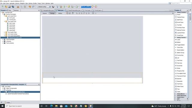 Java Swing - Navigation Bar and Pane Transitions смотреть онлайн