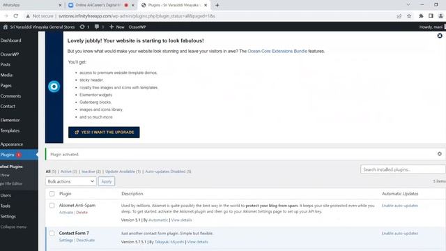AHCAREER Online Digital Markering Course Wordpress Contact Form