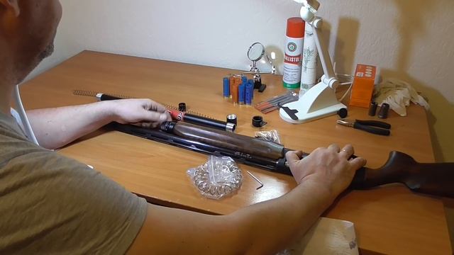 МР-155 НАПИЛИНГ и установка удлинителя магазина. смотреть онлайн