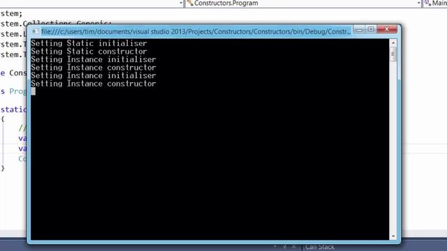 C# Constructors смотреть онлайн