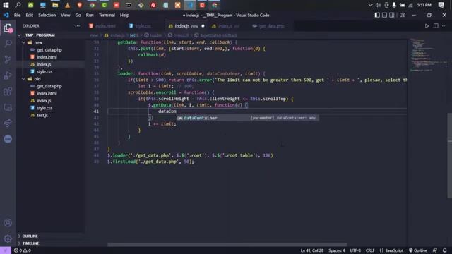 Load unlimited data from MySql table inside an HTML table using JavaScript | Part-2 смотреть онлайн
