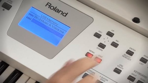 Roland BK-3 Backing Keyboard Overview