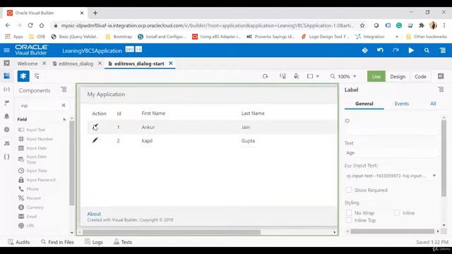 Sec 7 30 Oracle Visual Builder Cloud Service VBCS смотреть онлайн