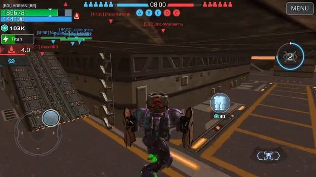 ? War Robots - Funny Mega Helldive Mercury Robot With Triple Overdrive Unit WR Max Gameplay смотреть онлайн