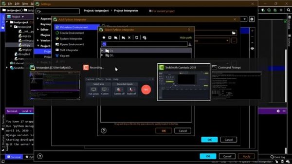 PyCharm Quick Fix : No Python interpreter configured for the project.