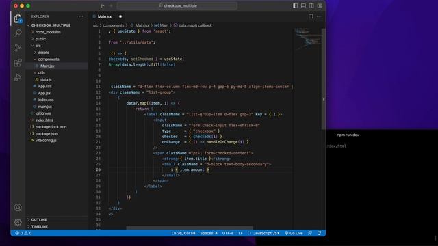 Checkbox selección múltiple con React смотреть онлайн