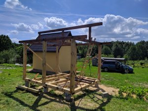 Беседка 3х4 Часть 4. Каркас Беседки. Верхняя обвязка