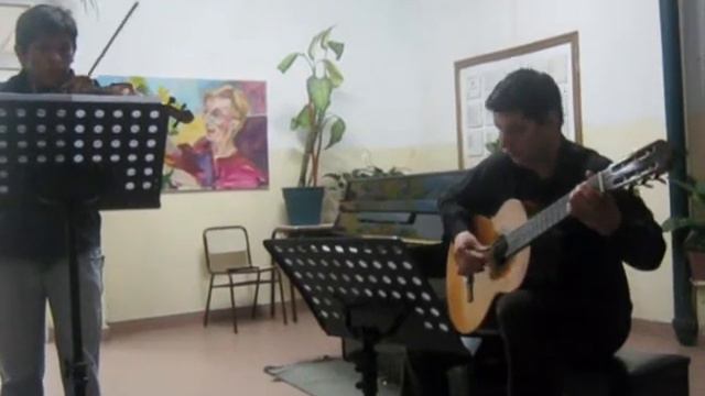 Centone di sonata de Niccolo Paganini. Por: Mauricio Aramayo - Victor Colonna смотреть онлайн