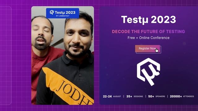 Join Ajay & Rahul in an insightful discussion on“Sharpening Your Toolbox” at Testμ 2023 | LambdaTes смотреть онлайн