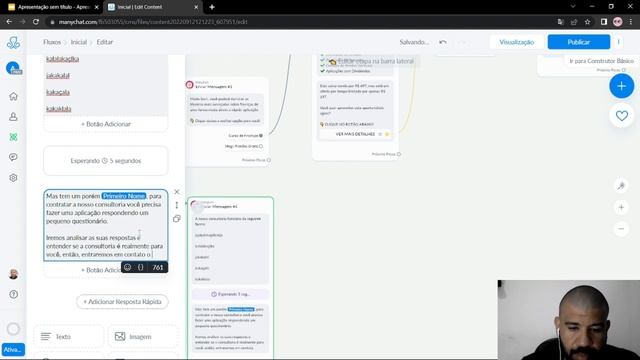 Criando Chatbot Manychat Instagram - Aula 5 смотреть онлайн