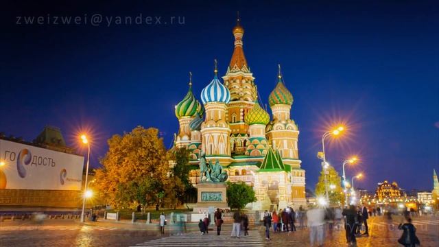 Панорамная съемка Москвы - 22 Time-laps, цейтраферная съемка смотреть онлайн