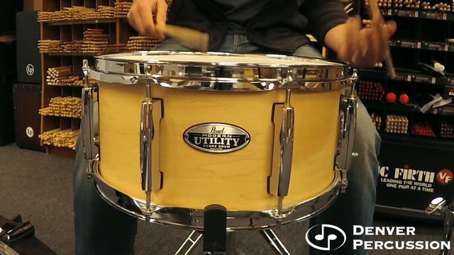 6.5x14" Pearl Modern Utility Maple Snare Drum смотреть онлайн