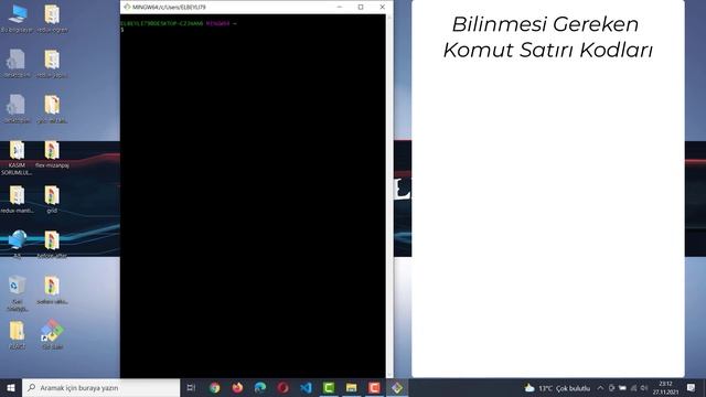 Bilinmesi Gereken Komut Satırı Kodları - Git İçin Bilinmesi Gereken Bash Komutları ve Kullanımı! смотреть онлайн