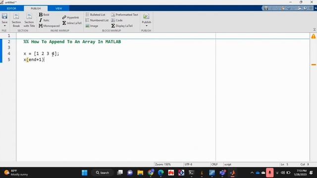 ✅ How To Append To An Array In MATLAB ? смотреть онлайн