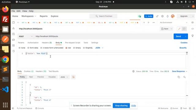 JSON Server Tutorial Fake REST API #9 Basic CRUD Operations POST REQUEST смотреть онлайн