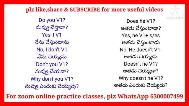 Simple Present Tense Practice Class || Spoken English In Telugu || FRENDZ SPOKEN ENGLISH смотреть онлайн